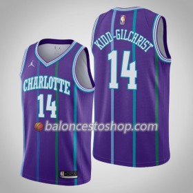 Camiseta Hombre NBA Charlotte Hornets Michael Kidd-Gilchrist 14 2019-20 Jordan Brand Hardwood Classics Swingman